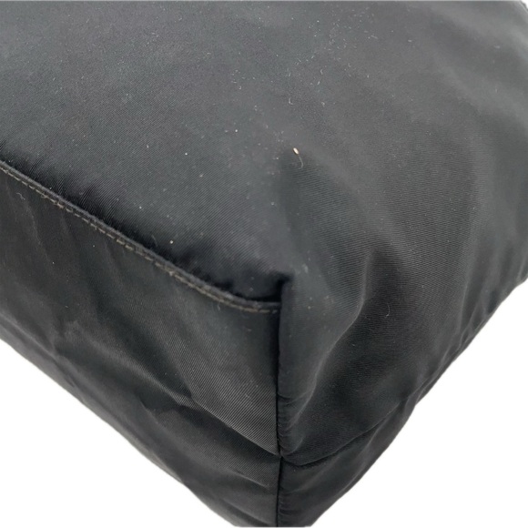 Prada Logo Tessuto Black Nylon and Leather Tote - Picture 6 of 15